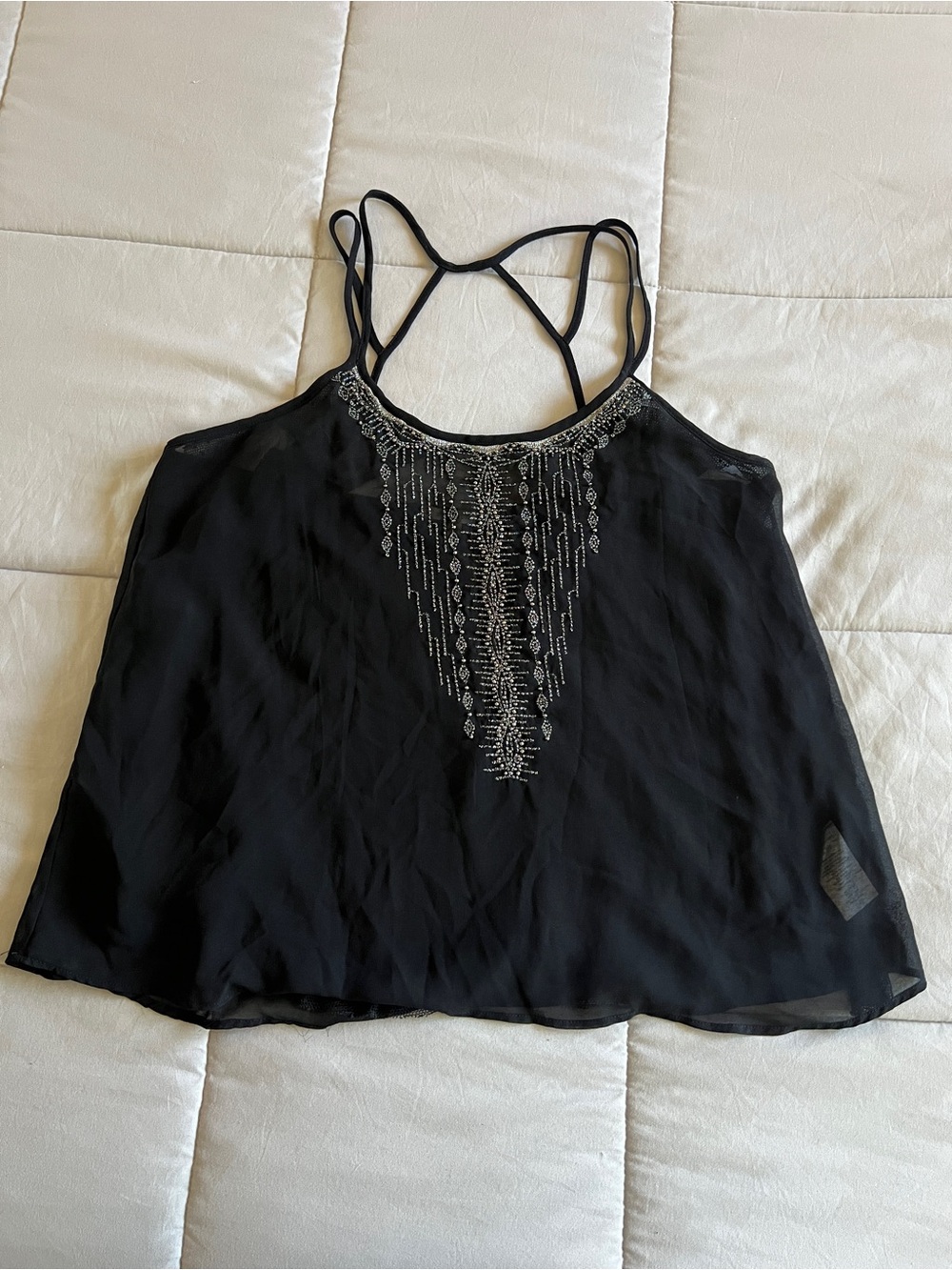 Miss Me Mesh Cami Top